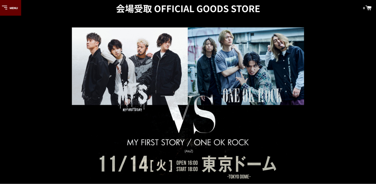 MY FIRST STORY × ONE OK ROCK (AtoZ)『VS』-東京ドーム- 会場受取 